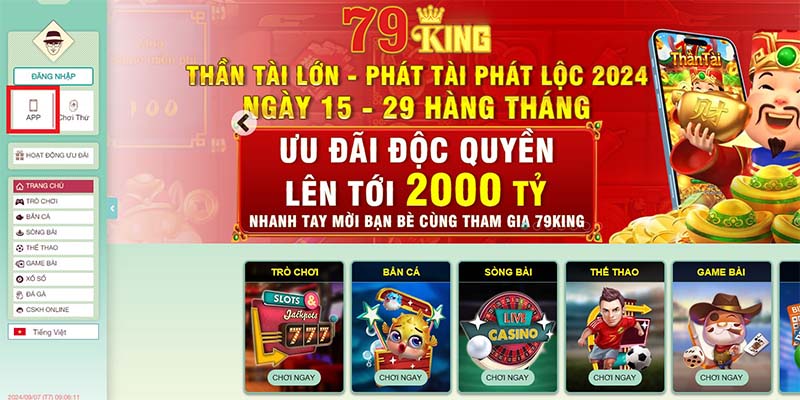 Một số điều kiện trong quá trình tải app 79king cho hội viên